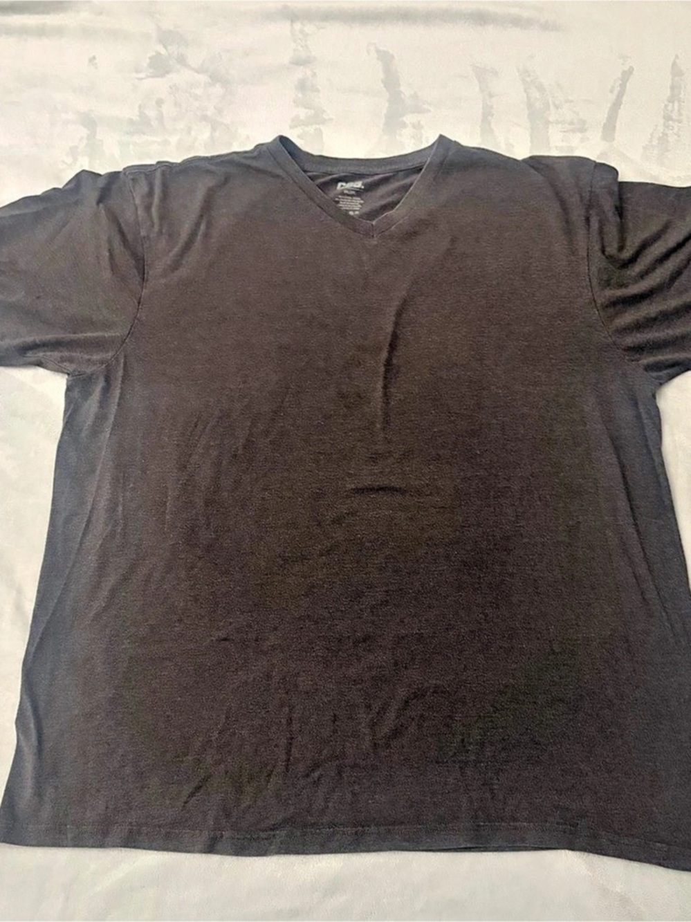 CSG Men's Black Short Sleeve V-Neck 3XL